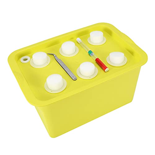 Kuuleyn scatola idroponica 6 fori verde kit coltivazione