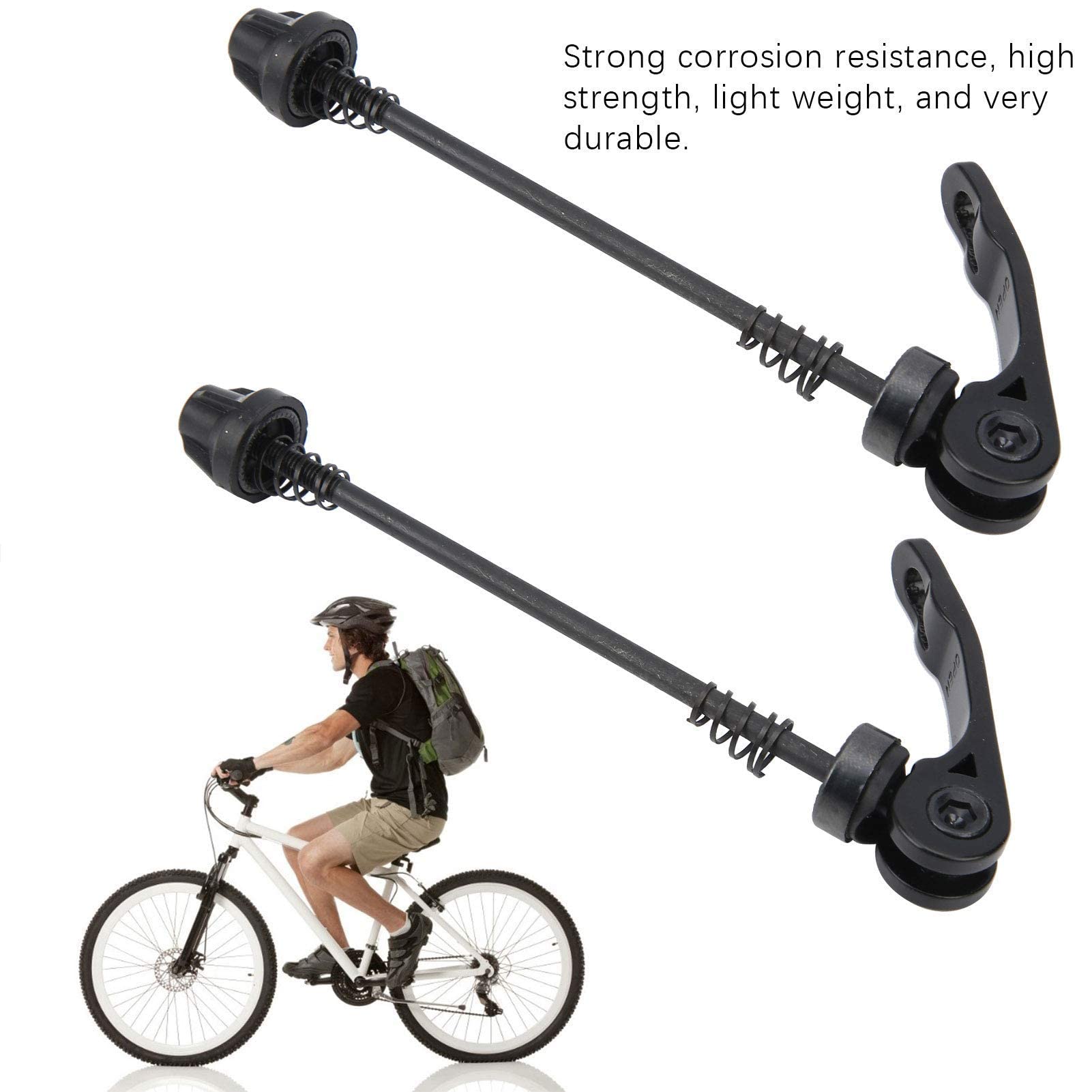 Hapivida Sgancio Rapido Spiedino Bici Anteriore+Posteriore Alluminio
