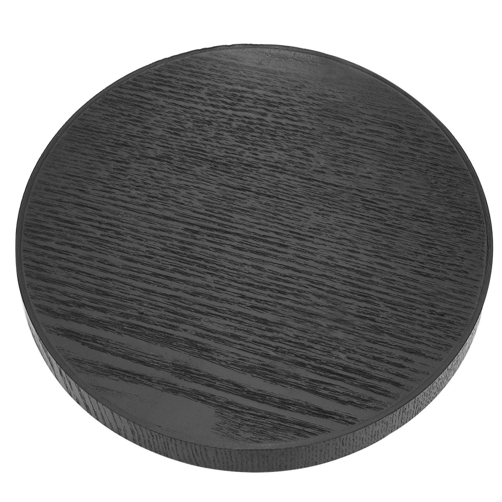 Kuuleyn vassoio legno rotondo nero 24cm