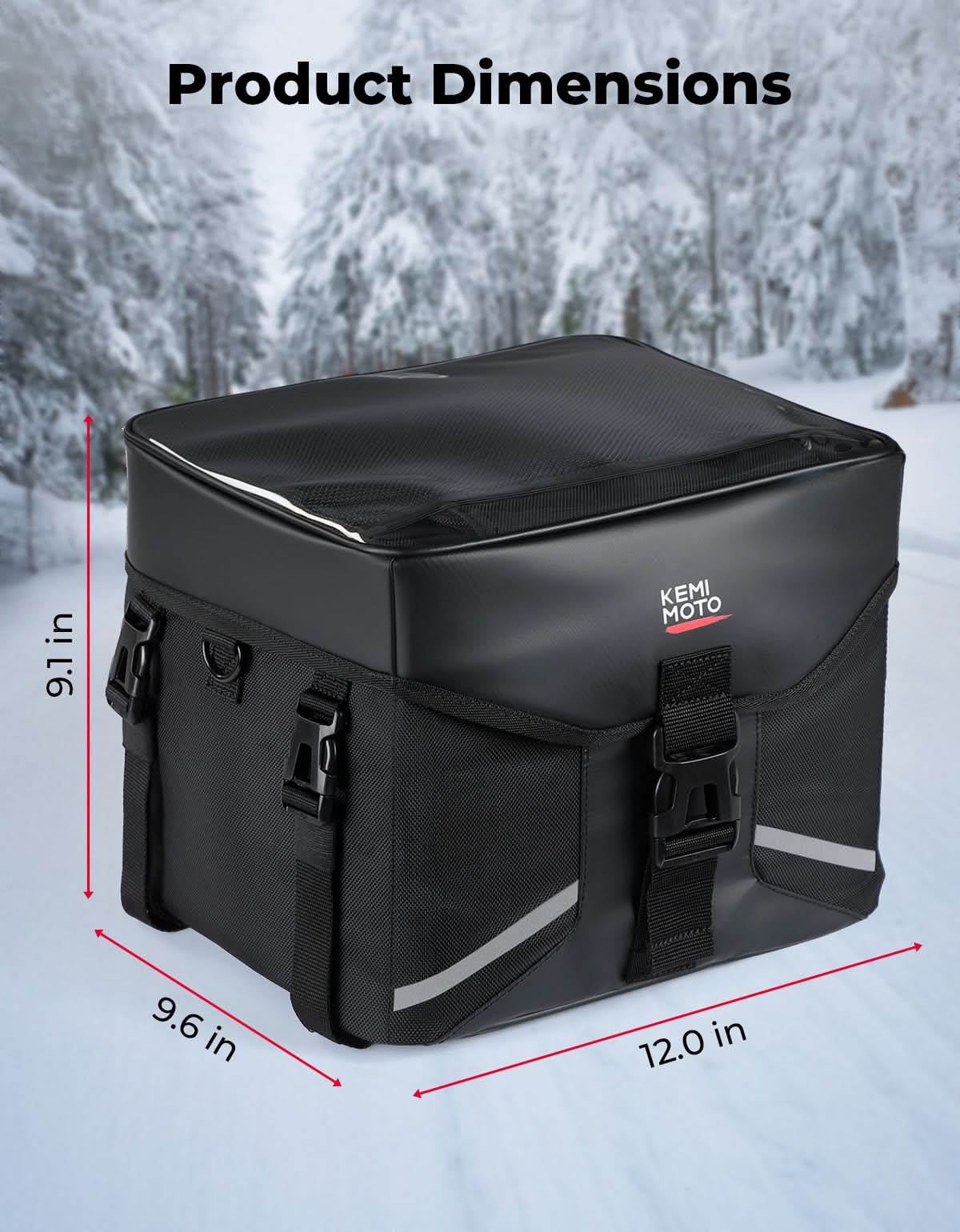 KEMIMOTO borsa portatutto 16L impermeabile