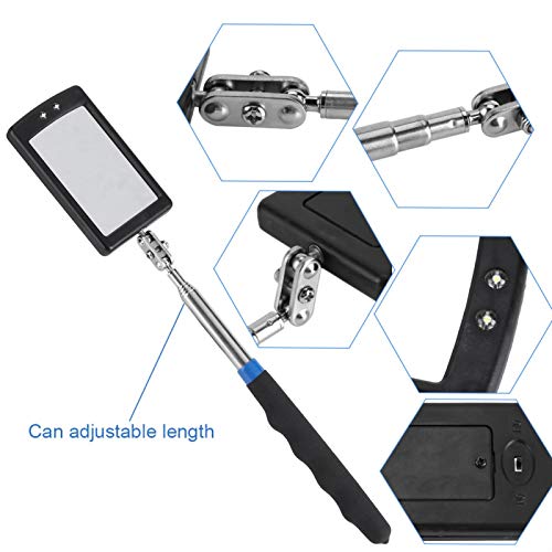 Kuuleyn Specchio Ispezione Telescopico LED 360°