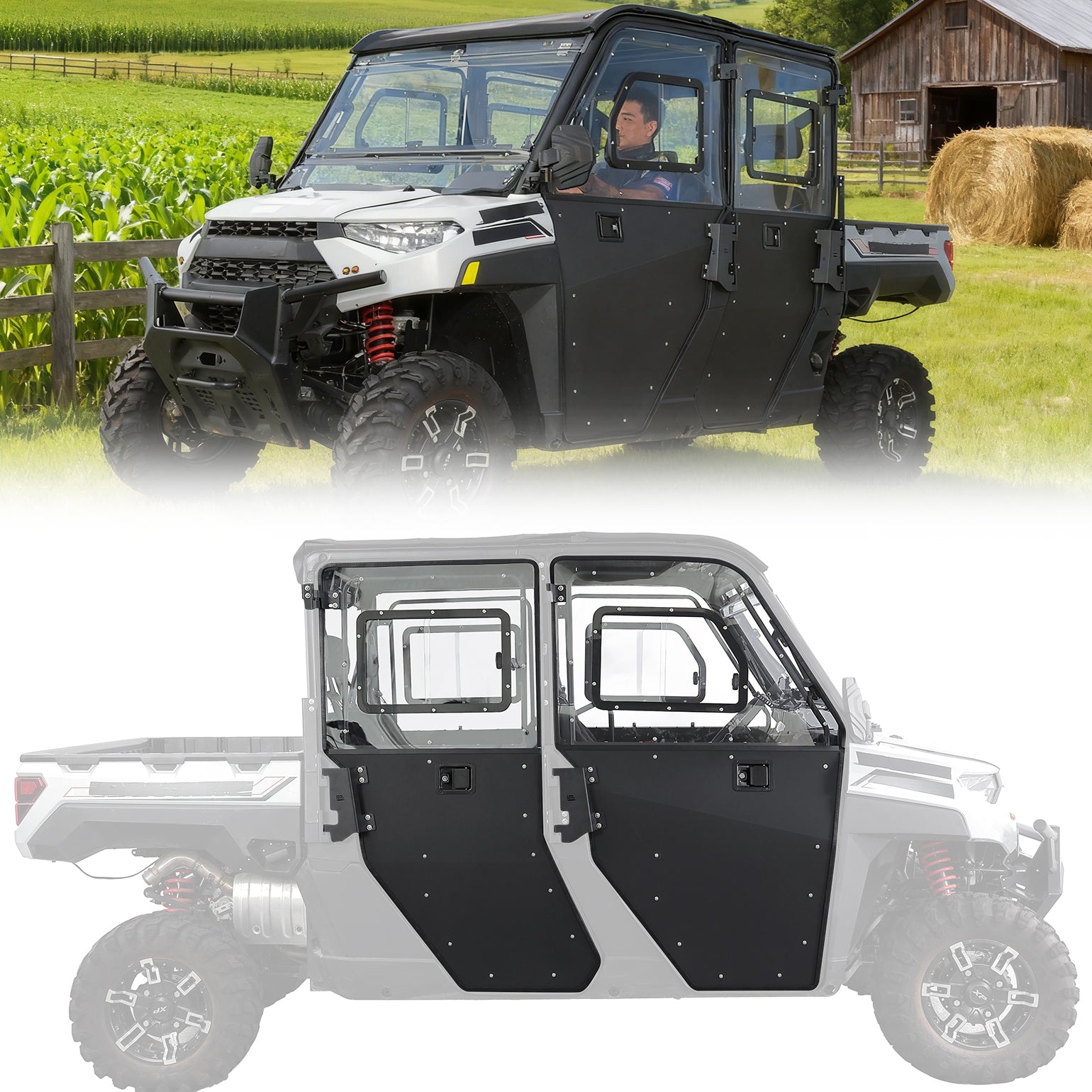 KEMIMOTO Ranger Crew XP 1000 porte 2 in 1 4 pezzi