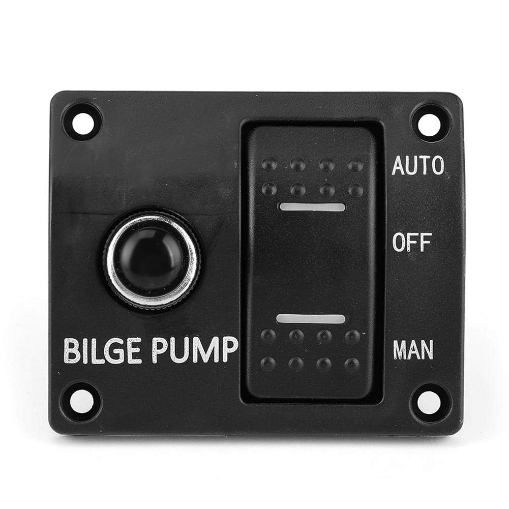 Kuuleyn Interruttore Pompa Sentina 3 Vie 12V 24V LED