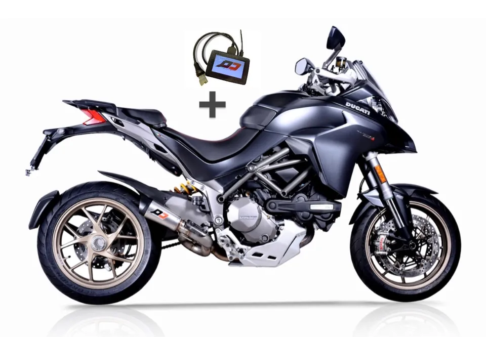 QD Exhaust Multistrada 1260 impianto semi-completo + ECU