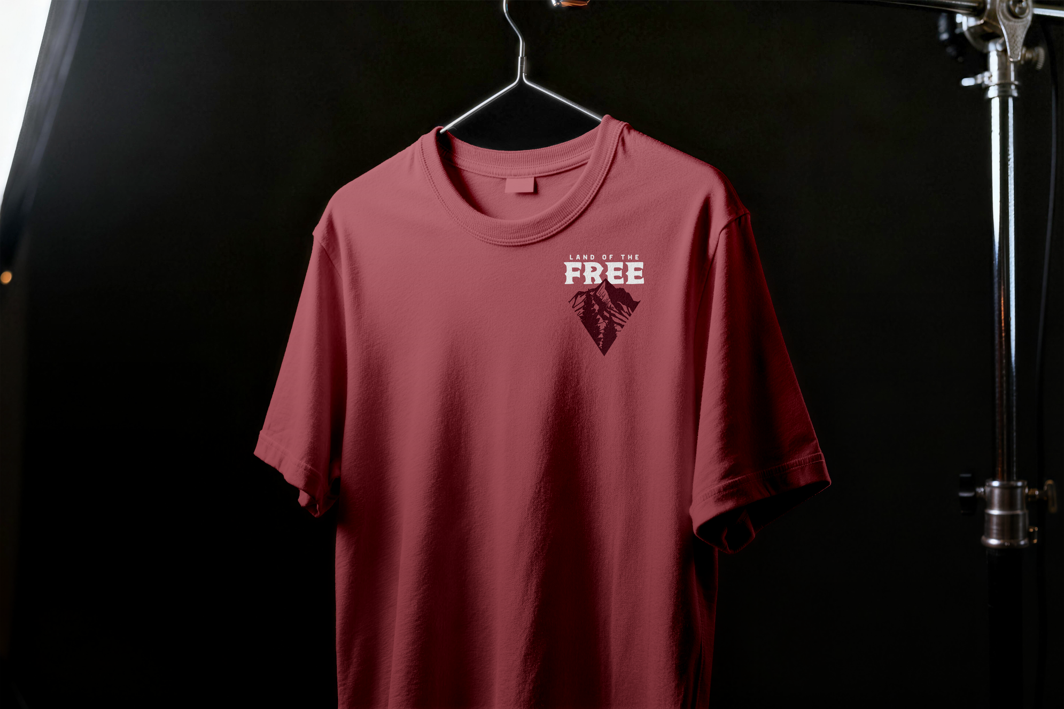 GEN-Y Hitch Land of Free t-shirt cotone Mauve premium