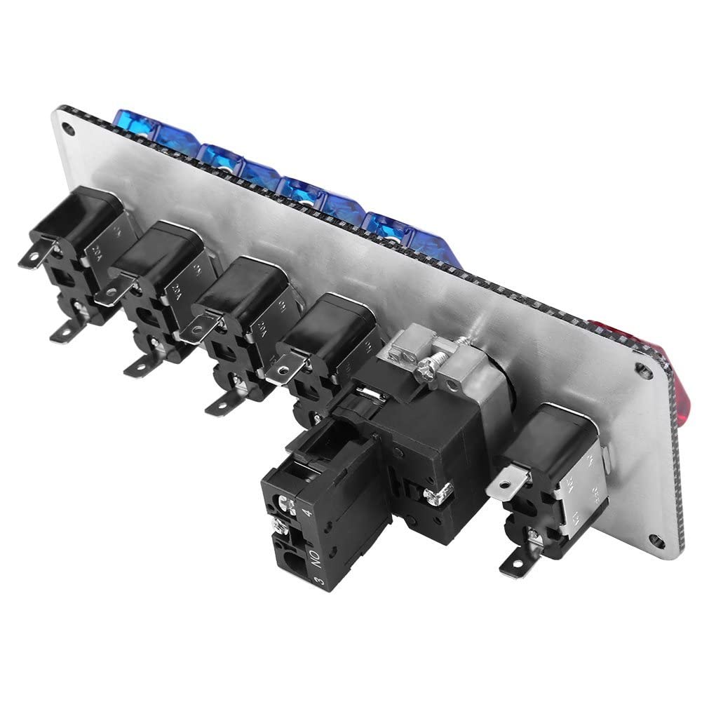 Kuuleyn Pannello Accensione Auto 12V 6 in 1 Universale