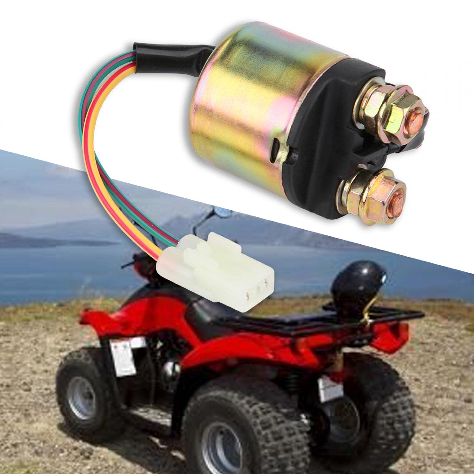 Kuuleyn relè avviamento moto TRX300 TRX350 TRX90 solenoide nero