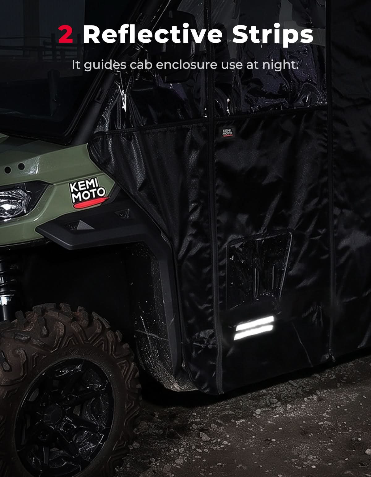 KEMIMOTO Defender porte superiori morbide Can-Am 2016+