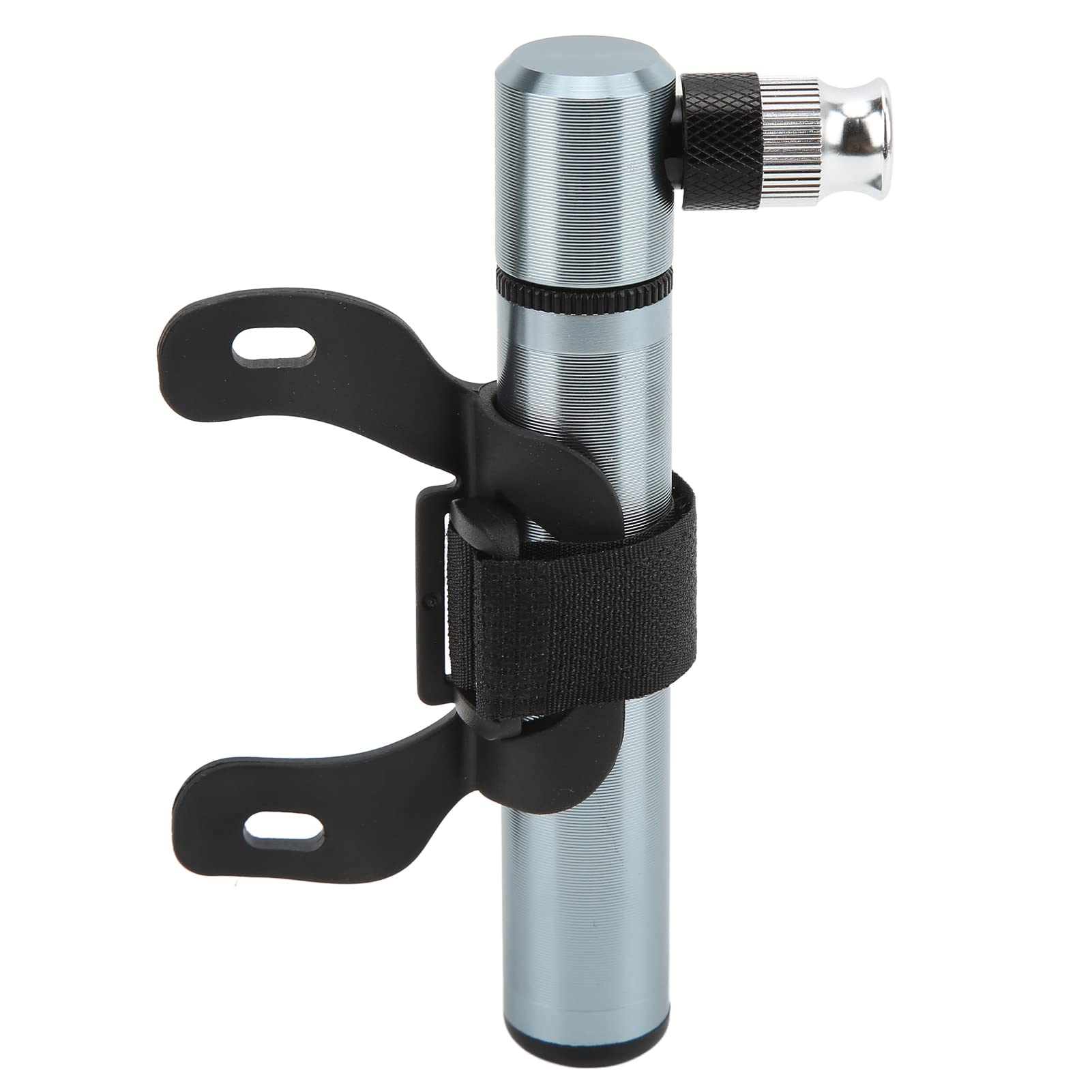 Hapivida Mini pompa bici 120 PSI argento portatile