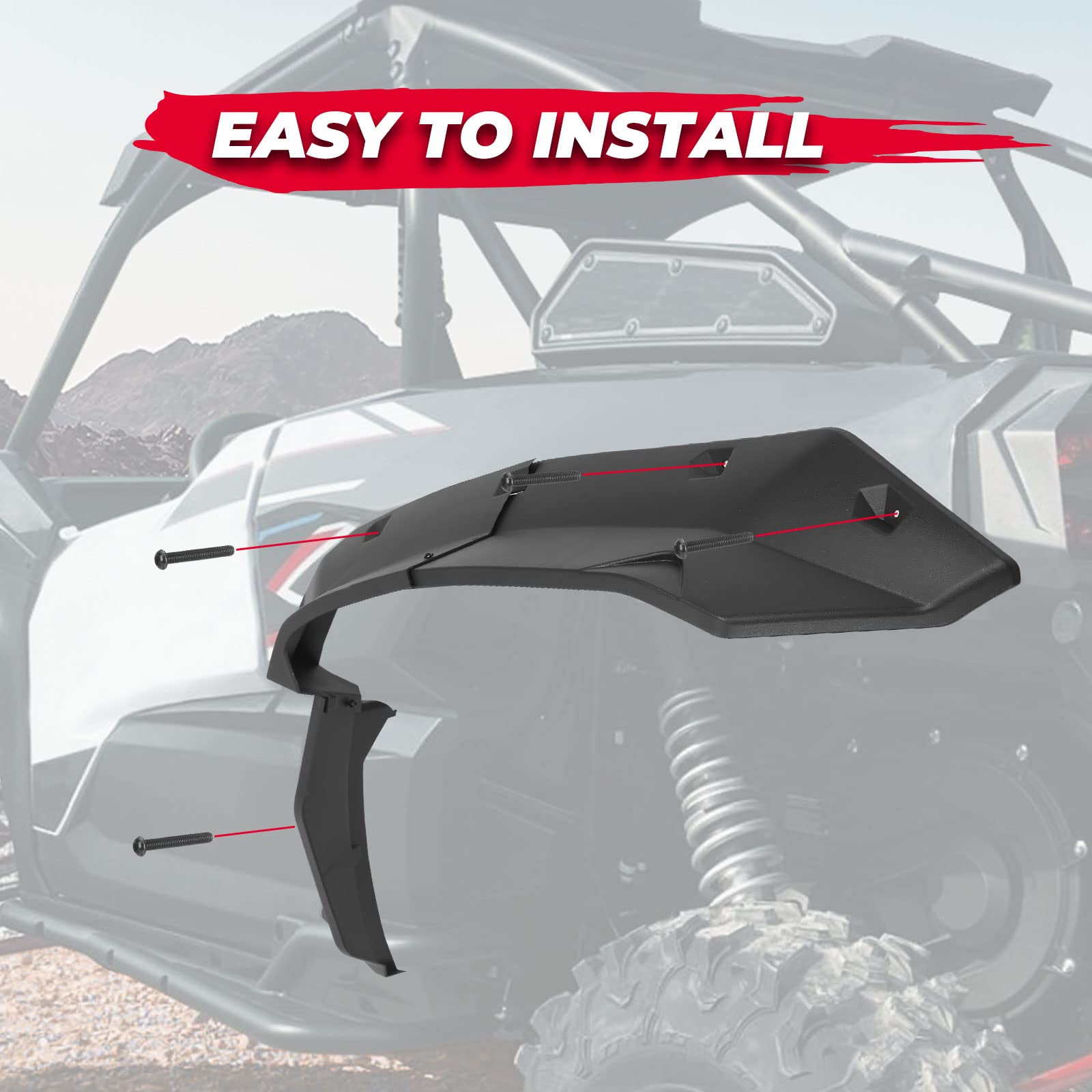 Kemimoto Teryx KRX 1000 parafanghi allargati plastica