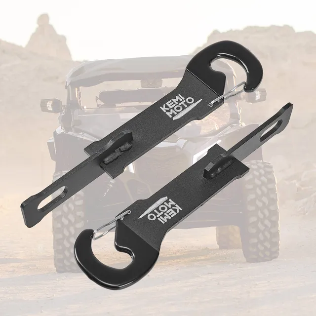 Kemimoto fermoporta UTV 7" nero Can-Am Polaris CFMOTO coppia