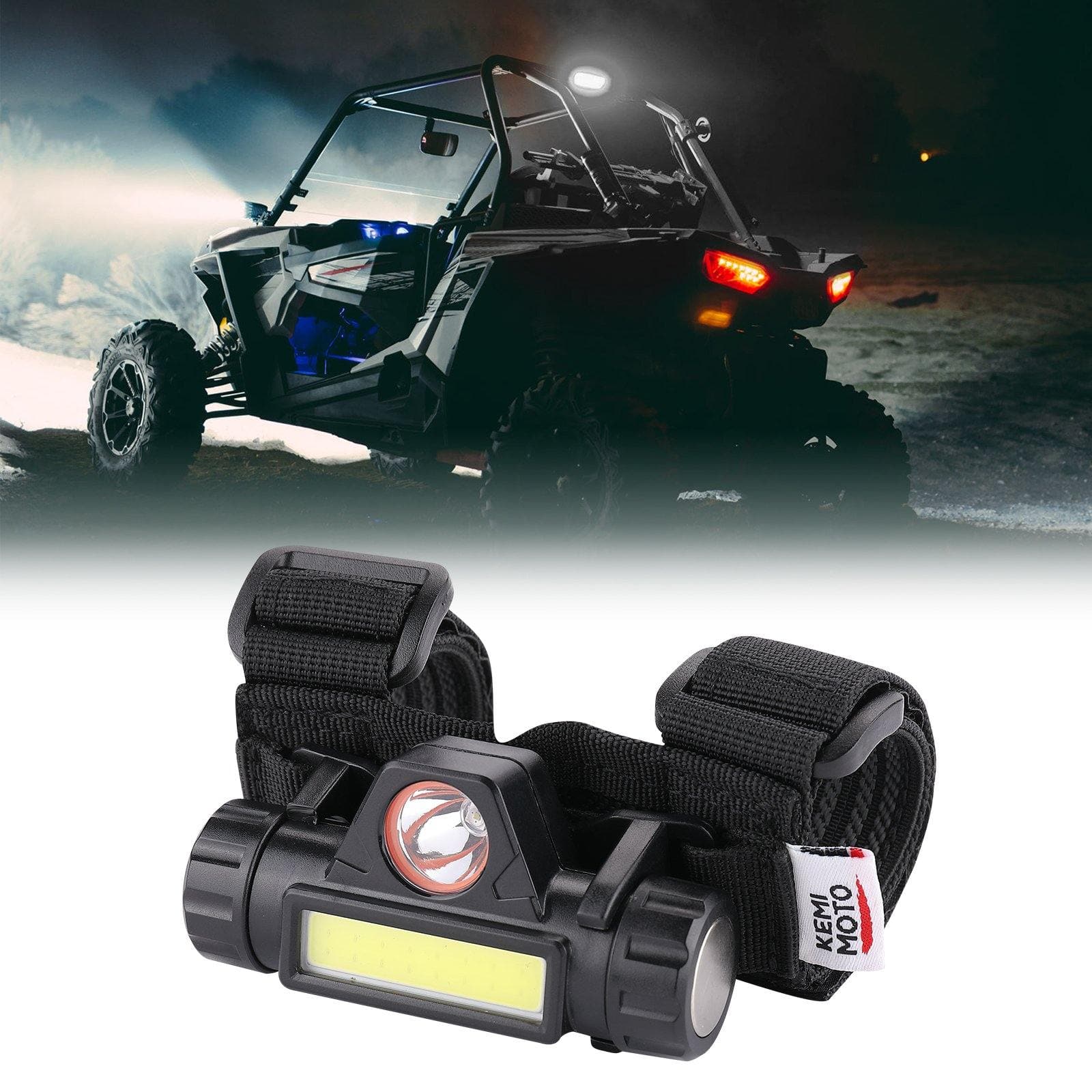 KEMIMOTO Luce LED Interna Roll Bar USB 2 Modalità