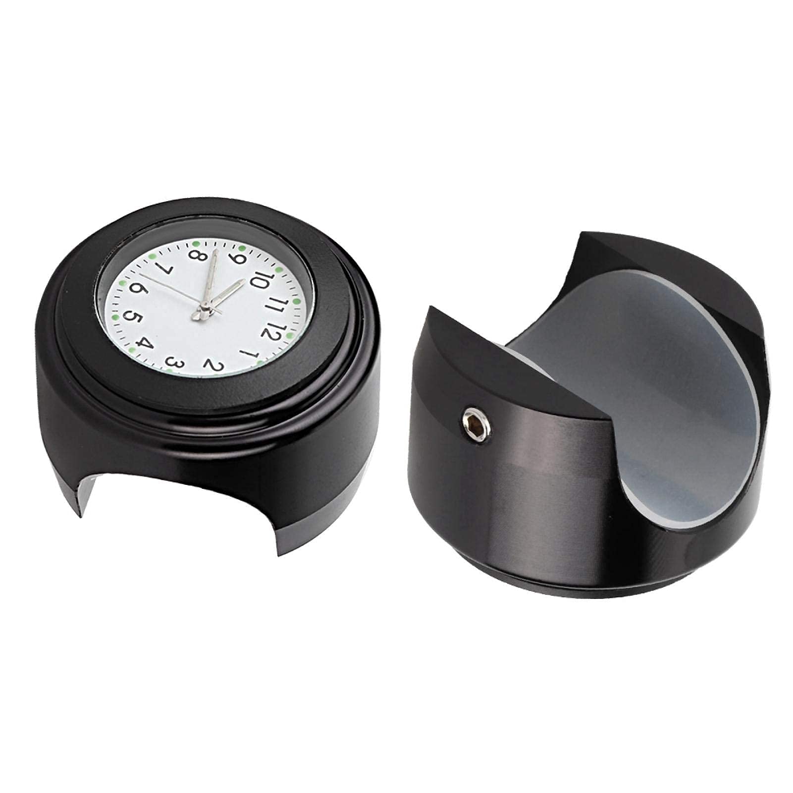 Kuuleyn Orologio Manubrio Moto Quarzo Bianco Impermeabile
