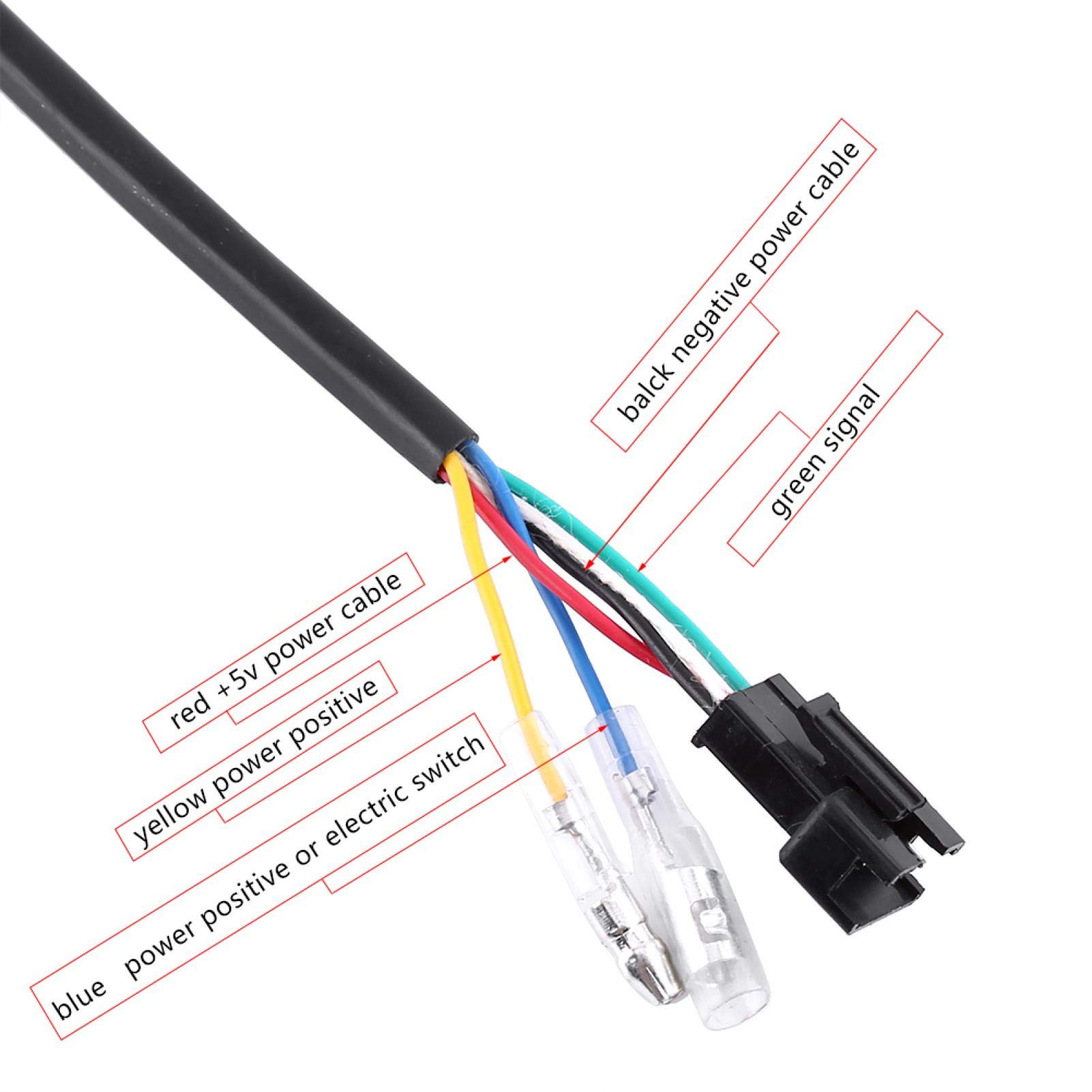 Kuuleyn Manopola acceleratore bici elettrica display LED 12-84V