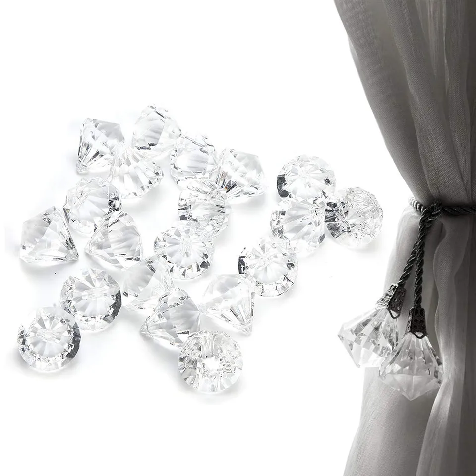 AOWINHIT Ciondoli Diamante Acrilico 2,5 cm 20 Pezzi fai da te