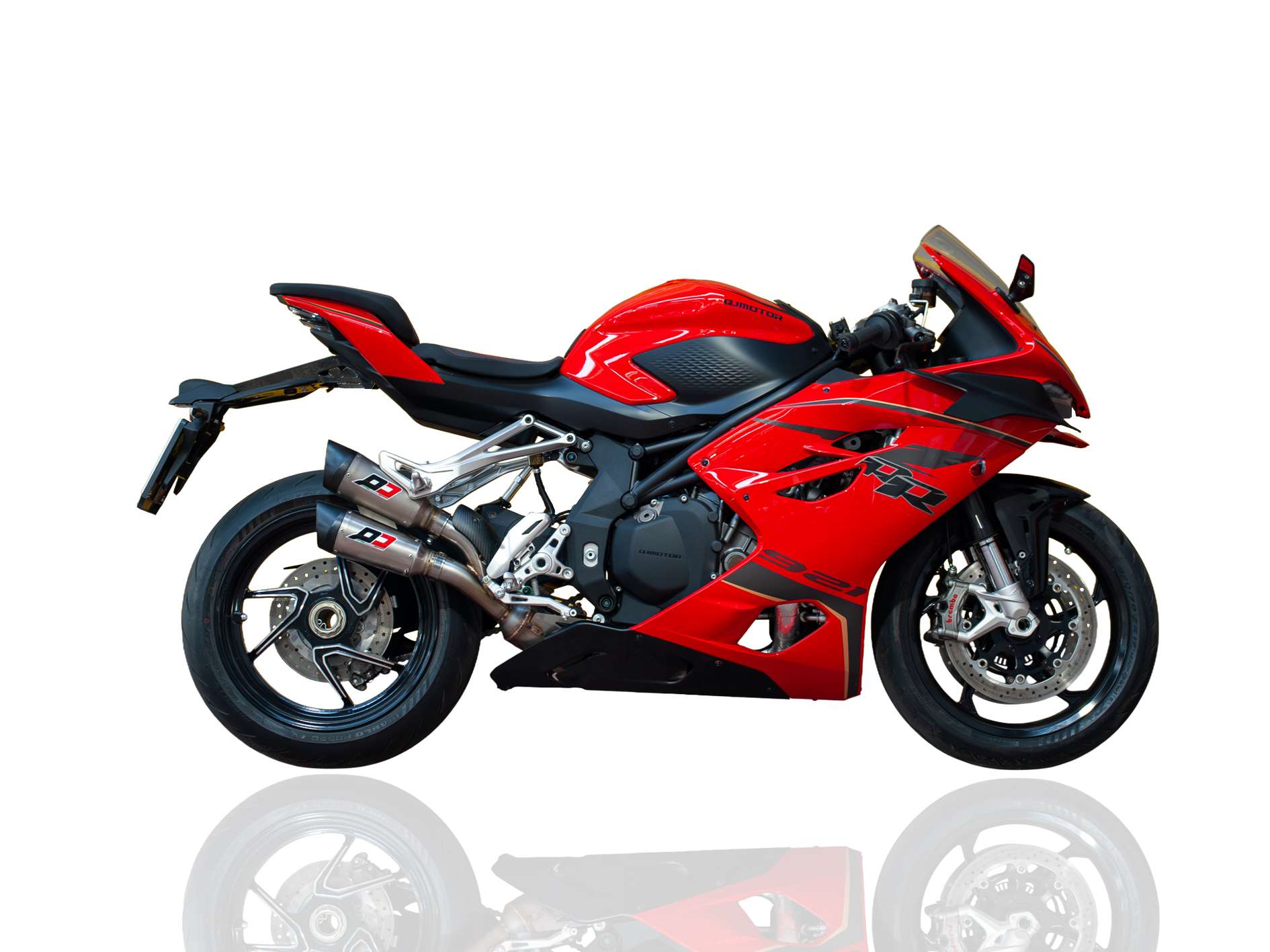QD Exhaust Twin Gunshot QJ Motor 921 RR scarico omologato