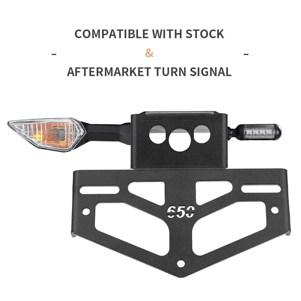 KEMIMOTO Ninja 650 Z650 Portatarga Eliminacoda Alluminio