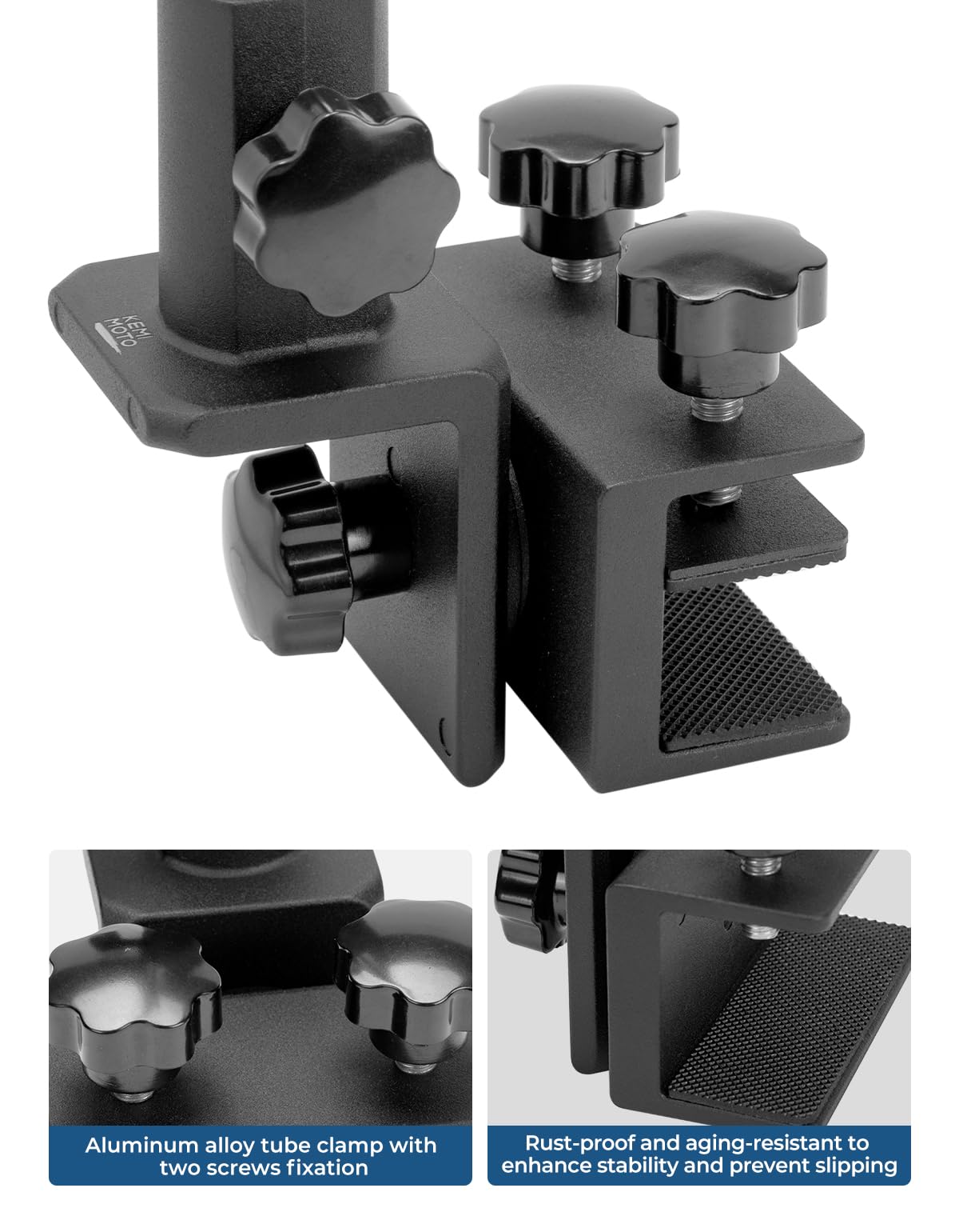 KEMIMOTO Specchio Retrovisore Barca 360° Palo 650 mm