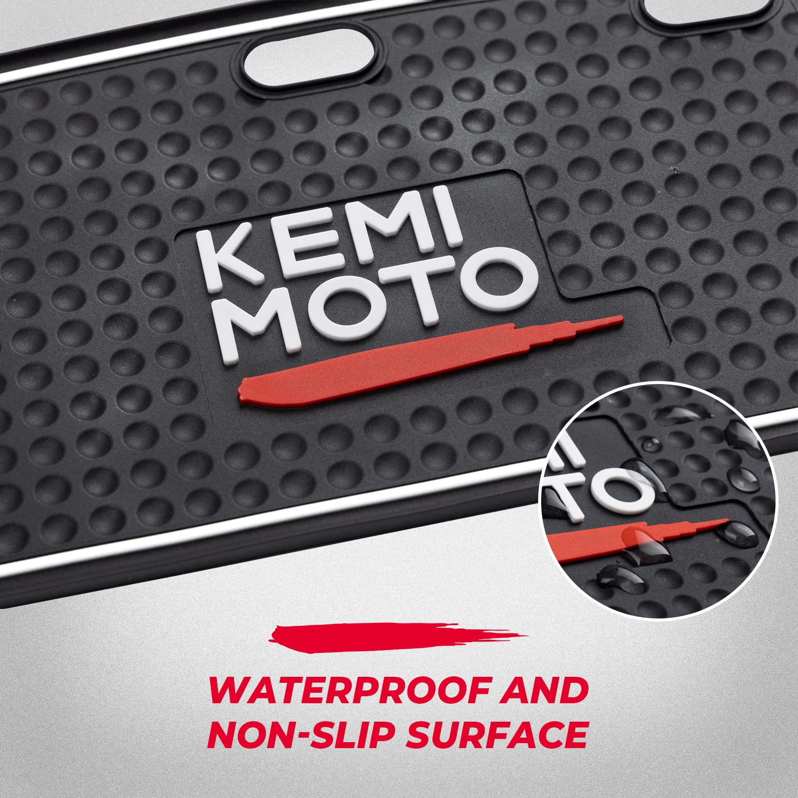 KEMIMOTO Club Car Tappetini Cruscotto Golf Cart 3 Pezzi Antiscivolo