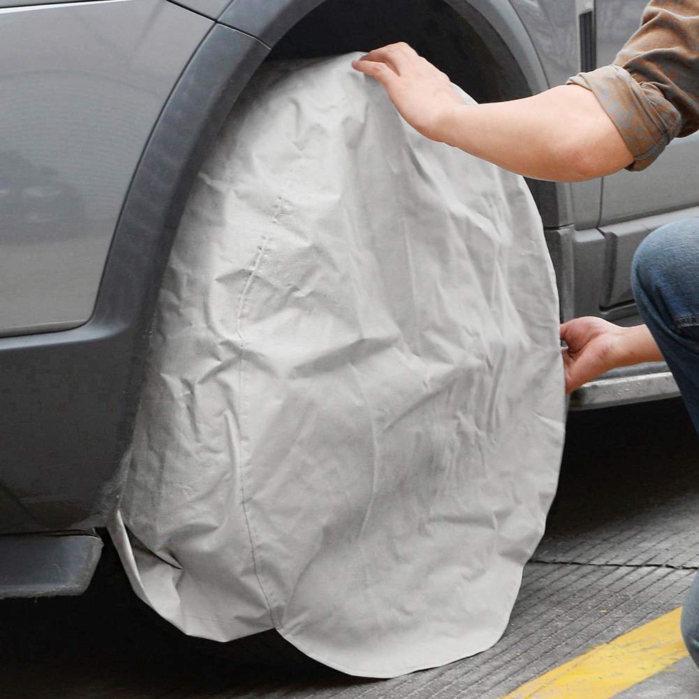 Kuuleyn Copriruota Auto 27-29 Pollici 4 Pezzi Argento