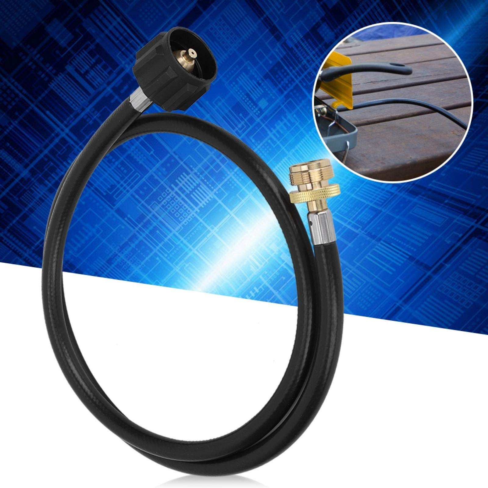 Kuuleyn Tubo Gas Propano 1,2 m Adattatore QCC1 Campeggio