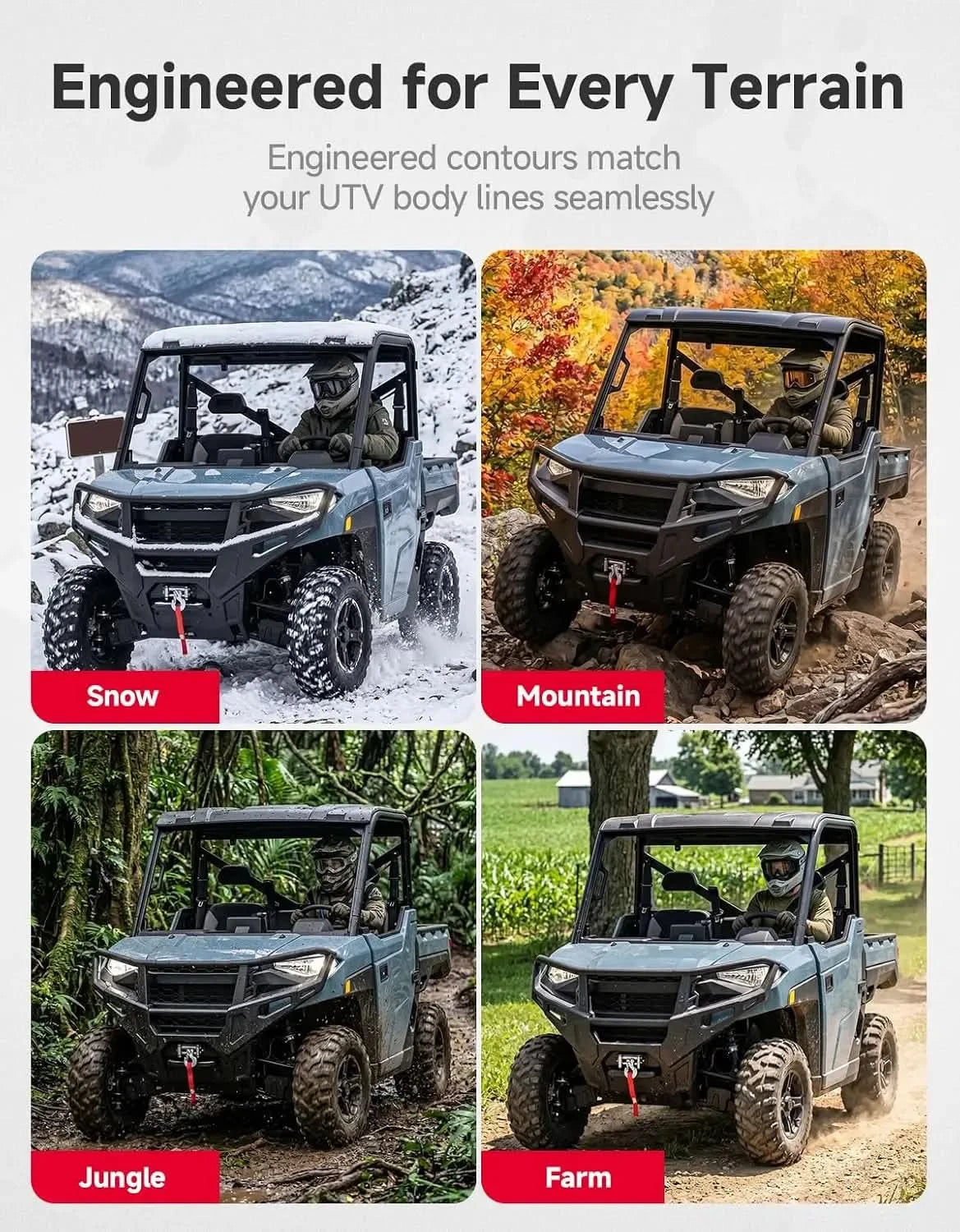 Kemimoto Ranger XP 1000 bull bar anteriore 2025-2026