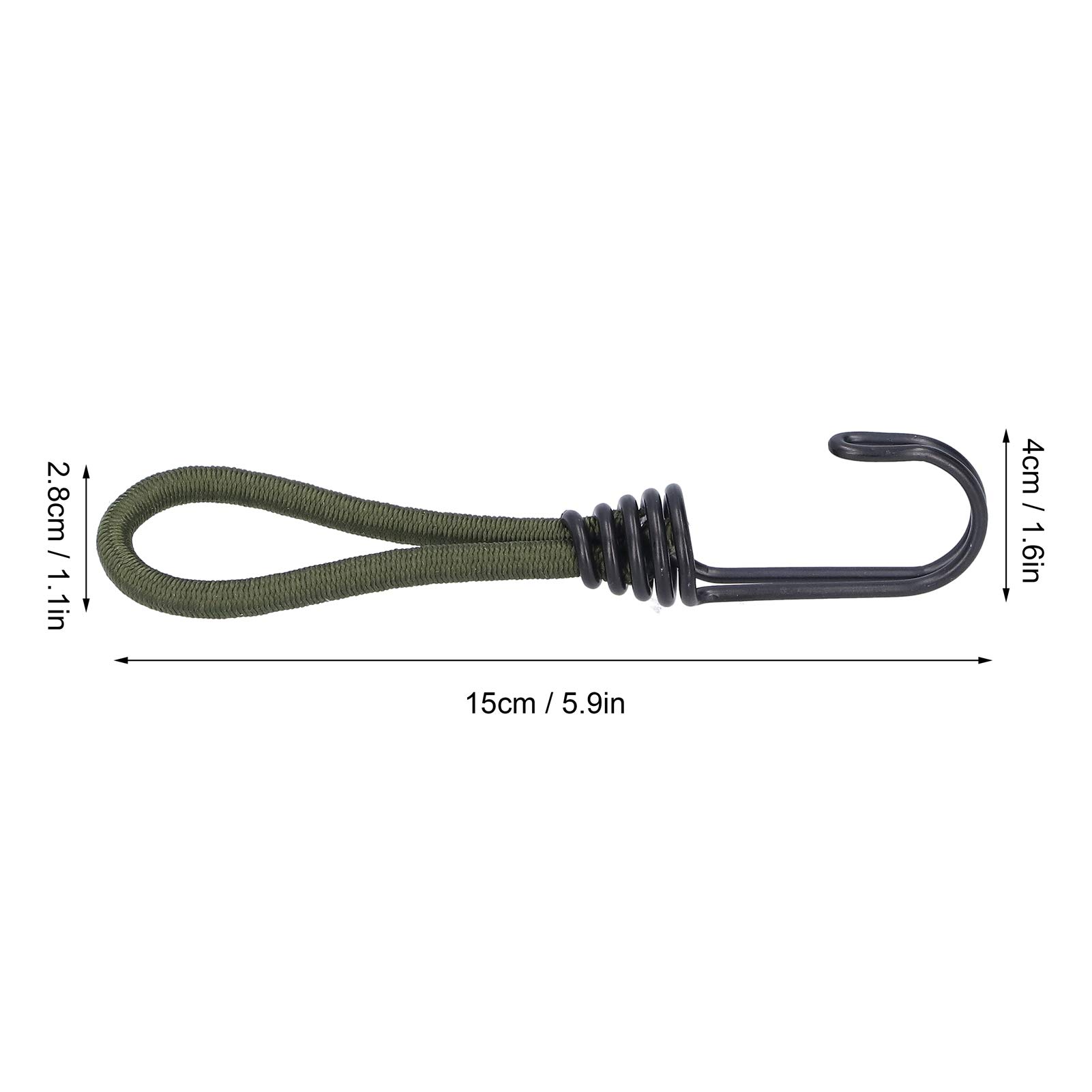 Kuuleyn Corda Elastica Tenda Campeggio 10 Pezzi Gancio