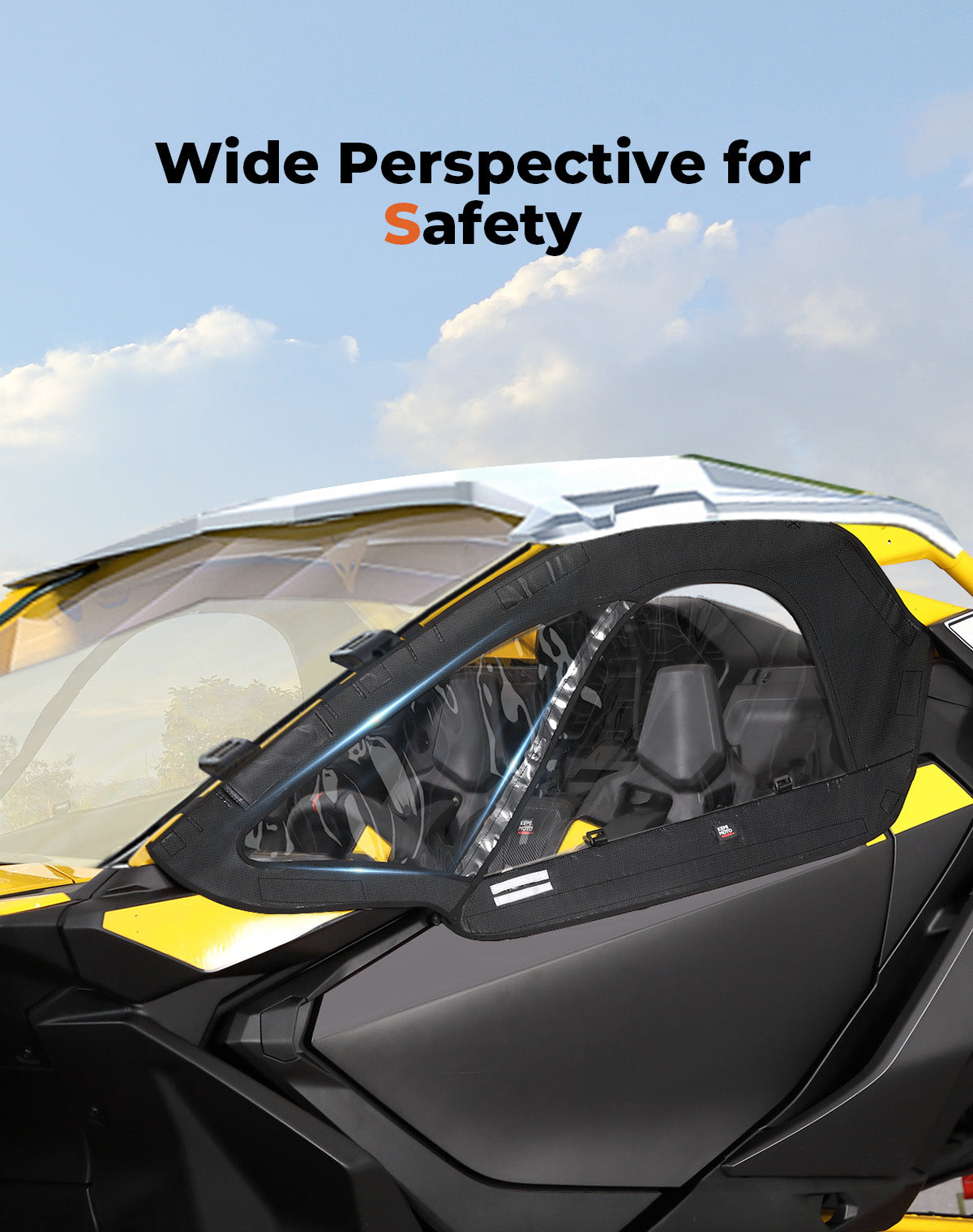 KEMIMOTO Porte Superiori Morbide Can-Am Maverick R con TPU