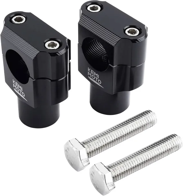 KEMIMOTO riser manubrio alluminio 1" rialzo 38mm