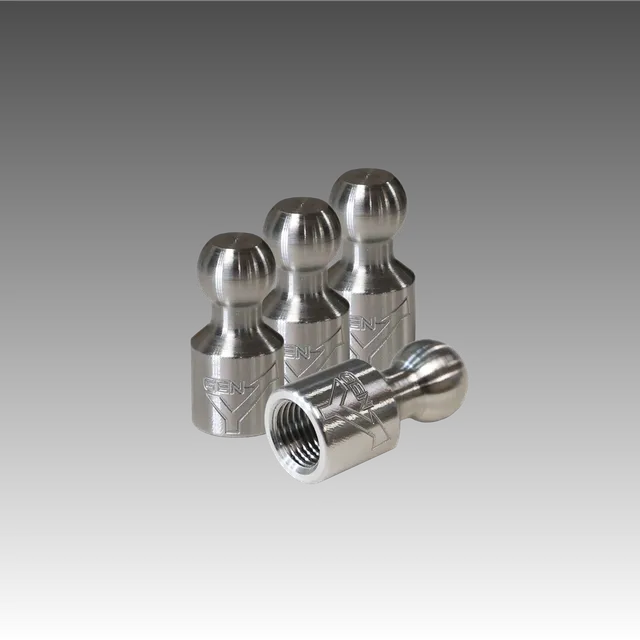 GEN-Y Hitch Tiny Hitch Balls tappi valvola acciaio set 4