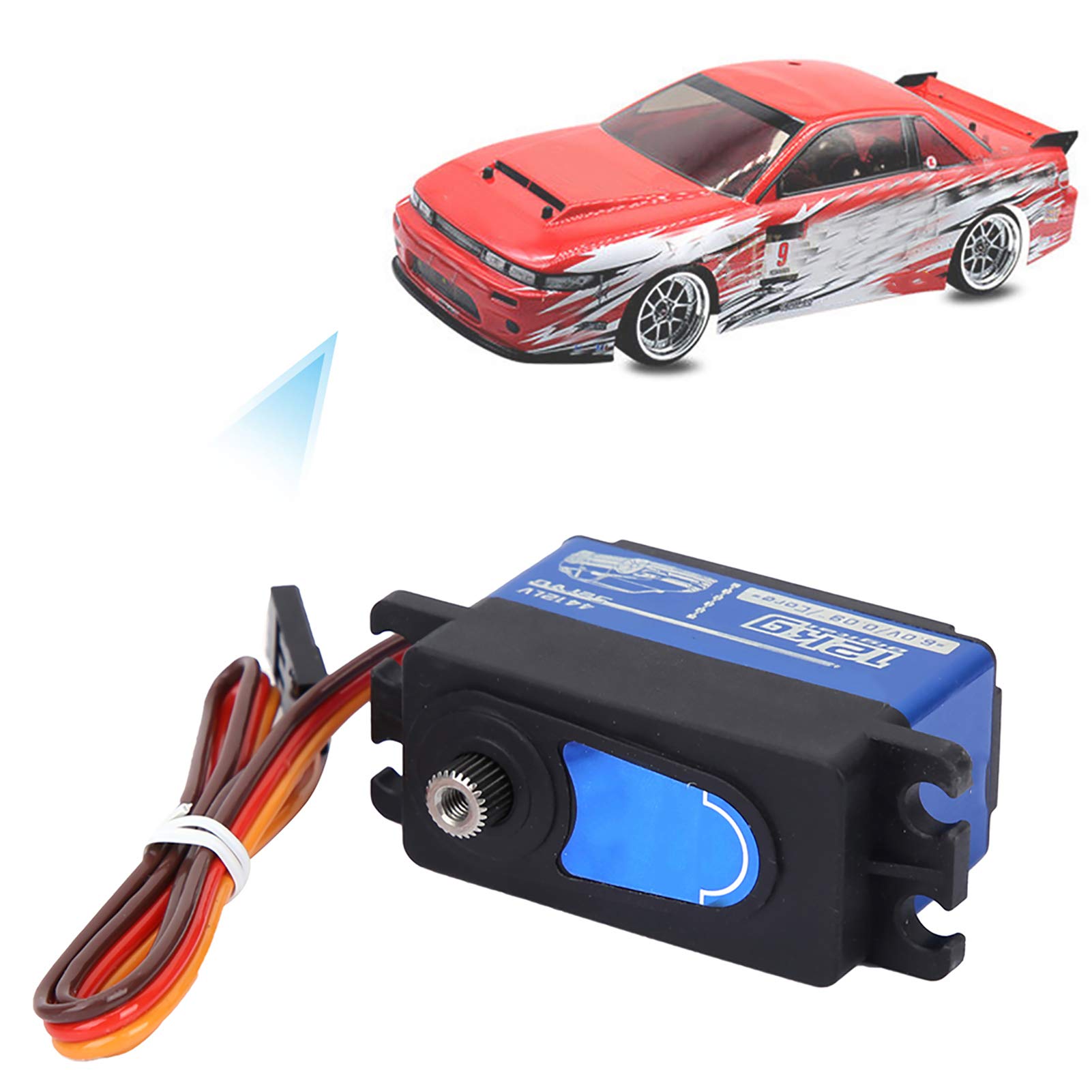 Kuuleyn 4412LV Servo Digitale RC 1:10 12 kg Ingranaggi Metallo