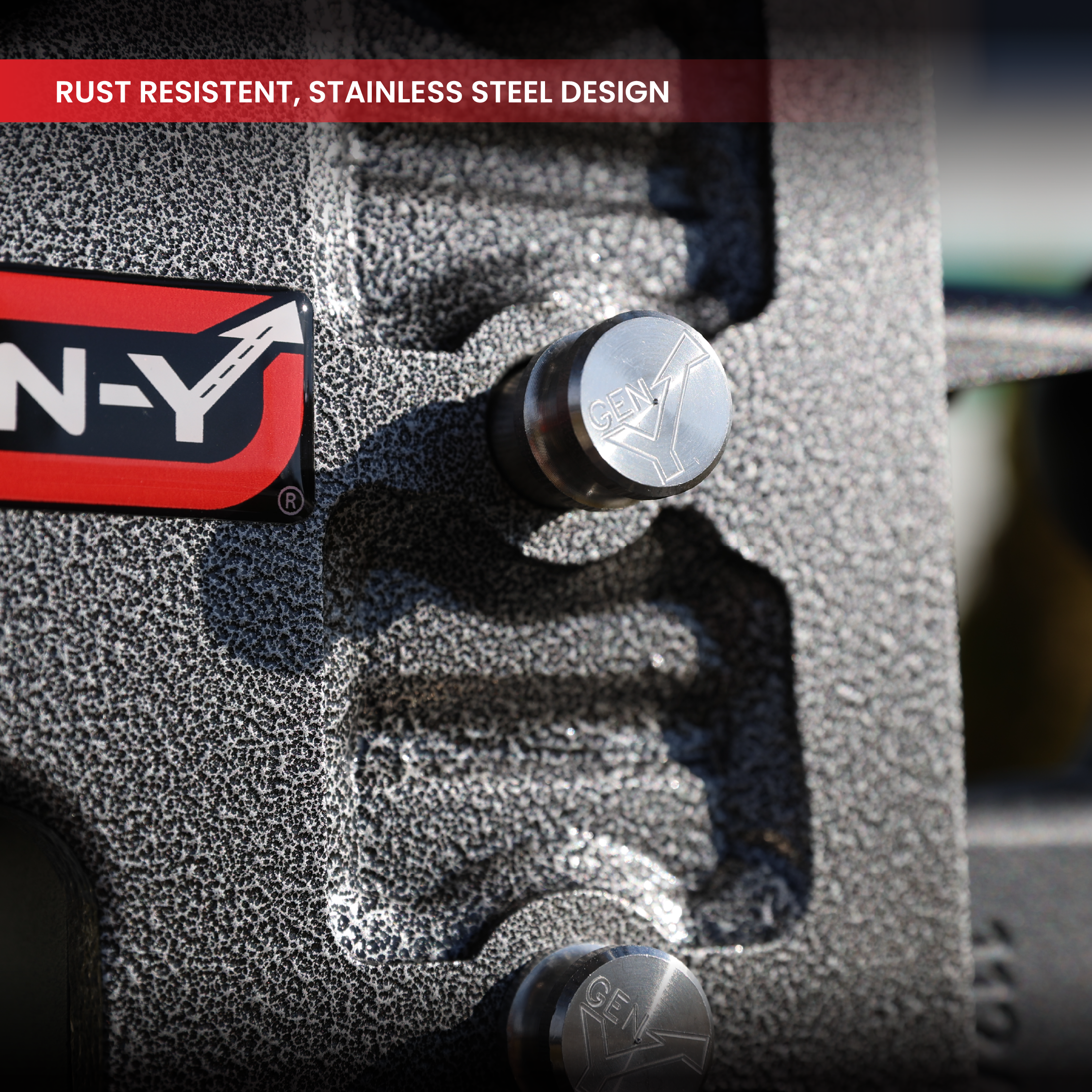GEN-Y Hitch Replacement Hitch Pin Acciaio Inox Twist Clip