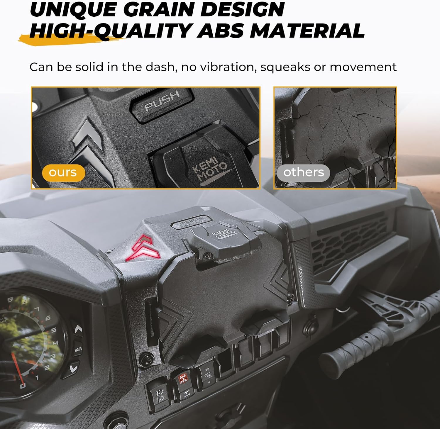 KEMIMOTO RZR XP 1000 supporto GPS con box 2,5 L
