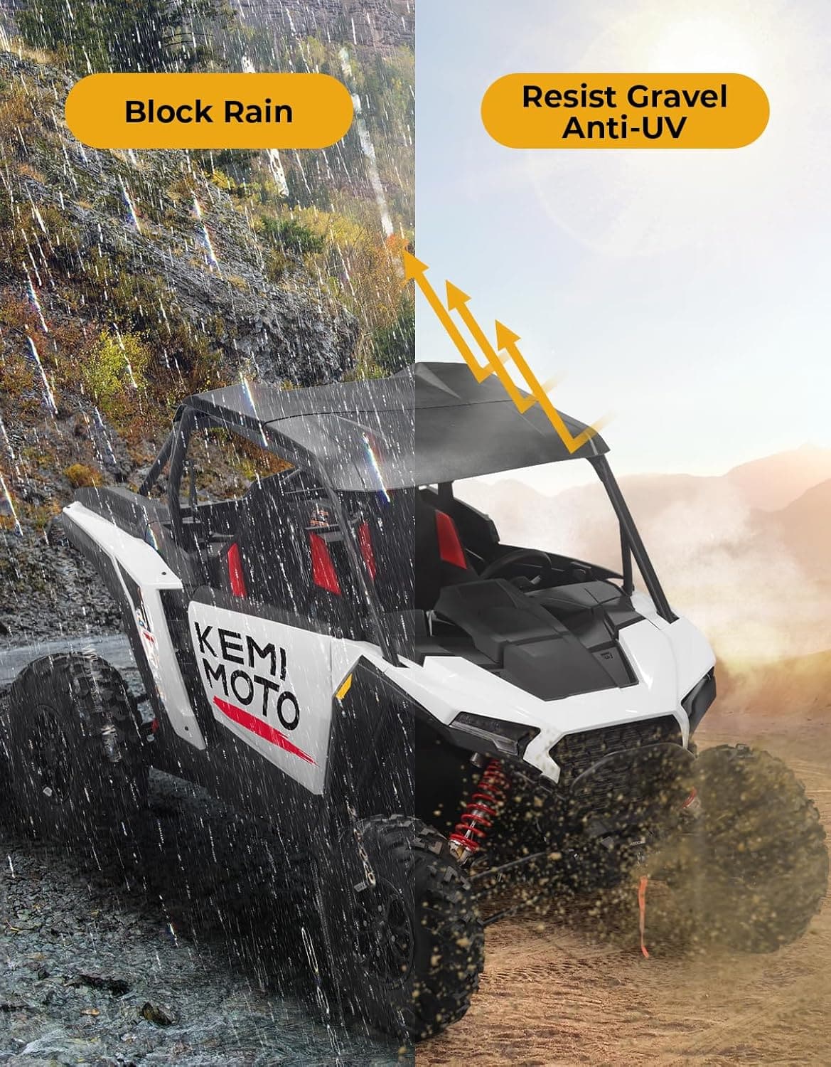 KEMIMOTO RZR XP 1000 tetto rigido 3-in-1 polietilene