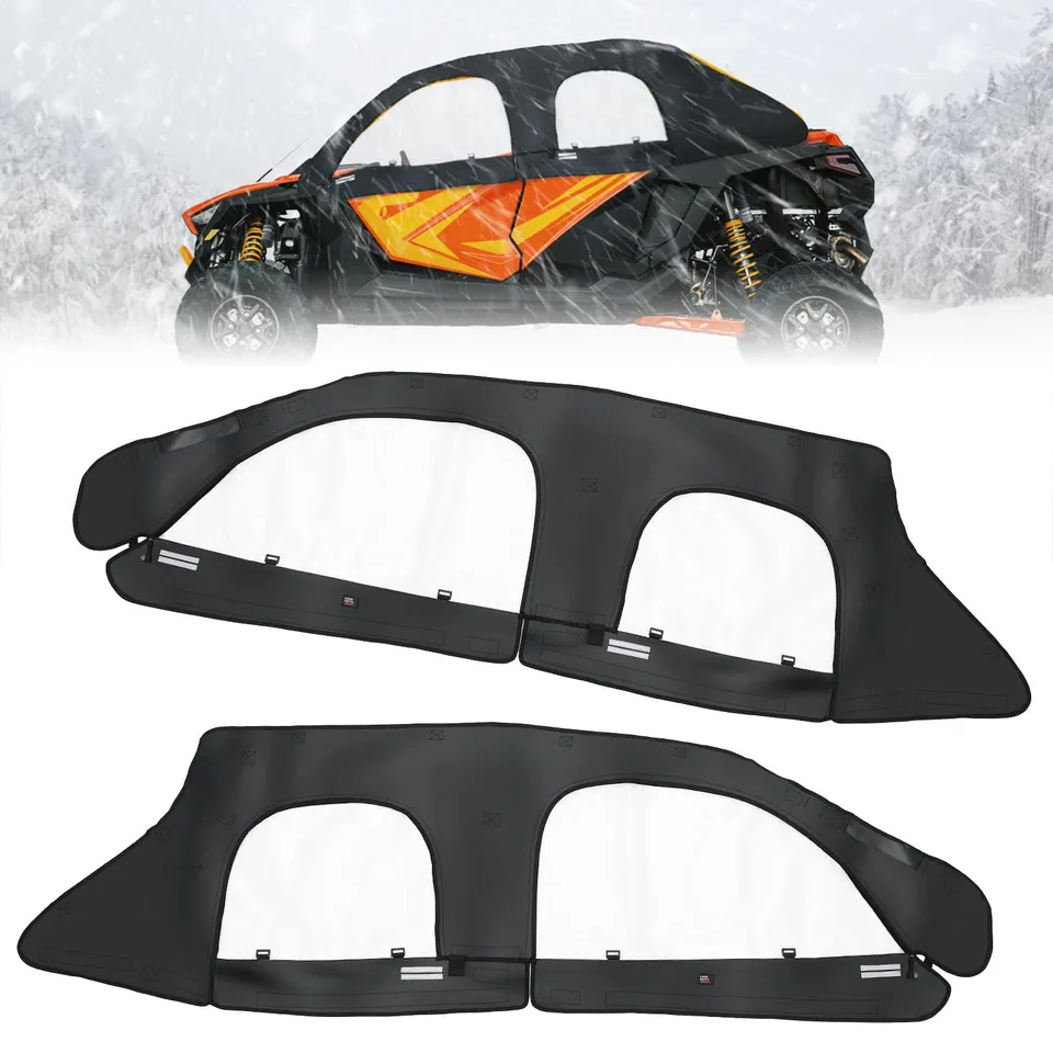 KEMIMOTO Porte Superiori Morbide RZR PRO XP 4 Nere