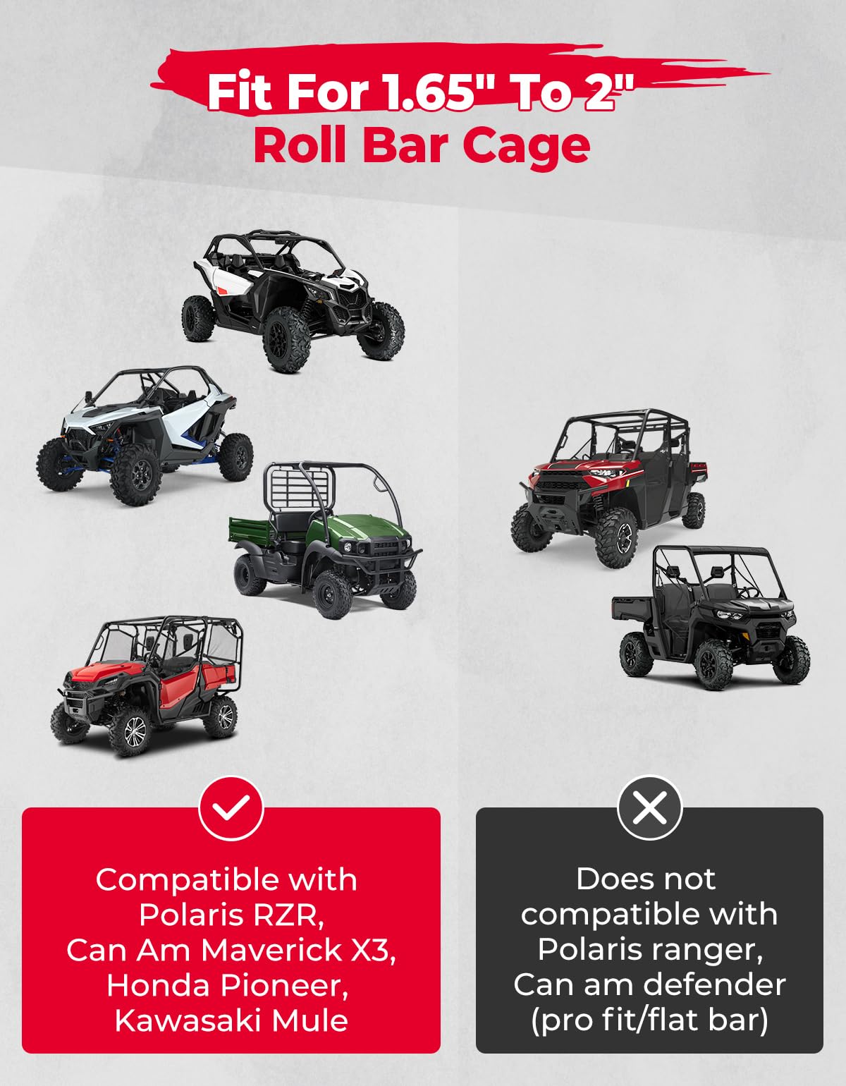 Kemimoto Maverick X3 specchietti laterali alluminio
