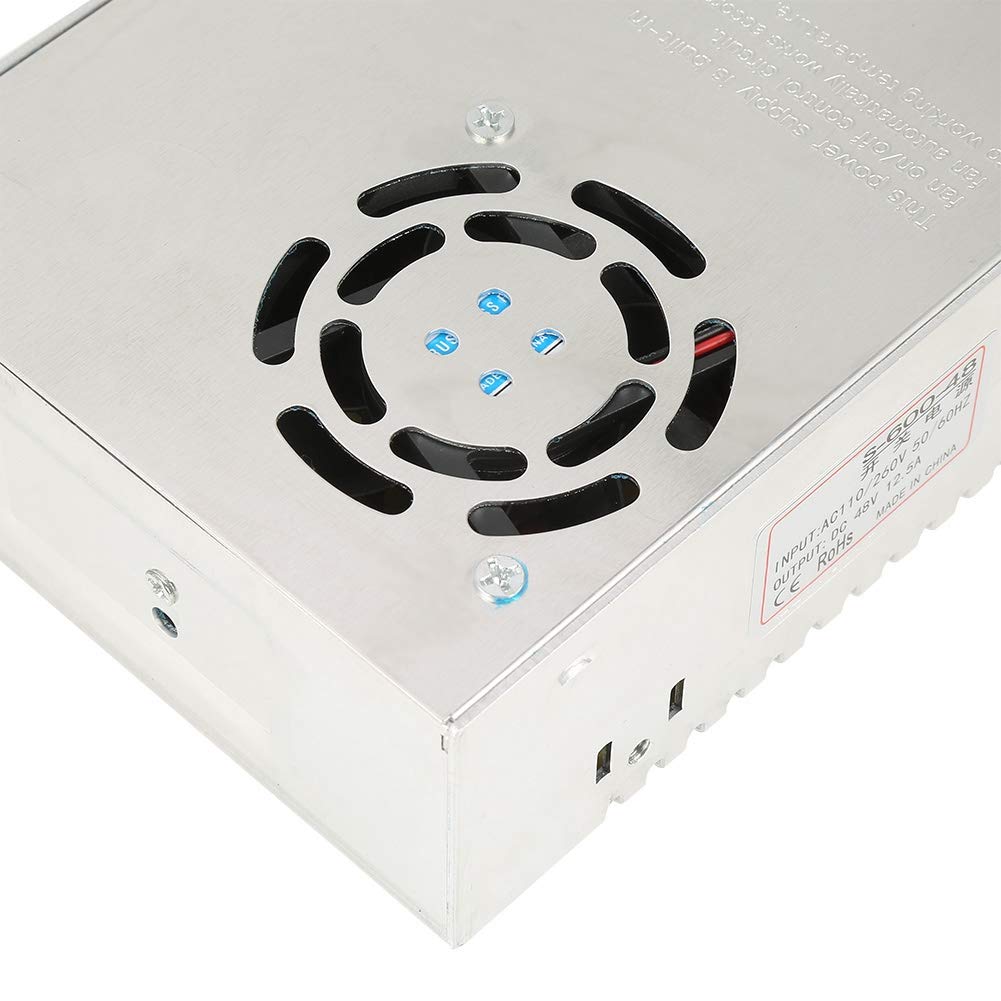 Kuuleyn alimentatore 48V 12,5A 600W per stepper