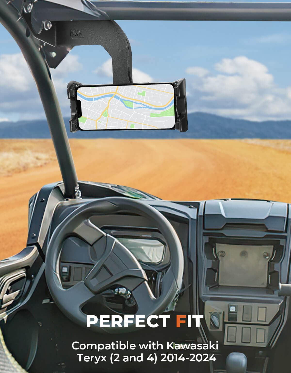 KEMIMOTO Teryx supporto telefono 360° antivibrazione