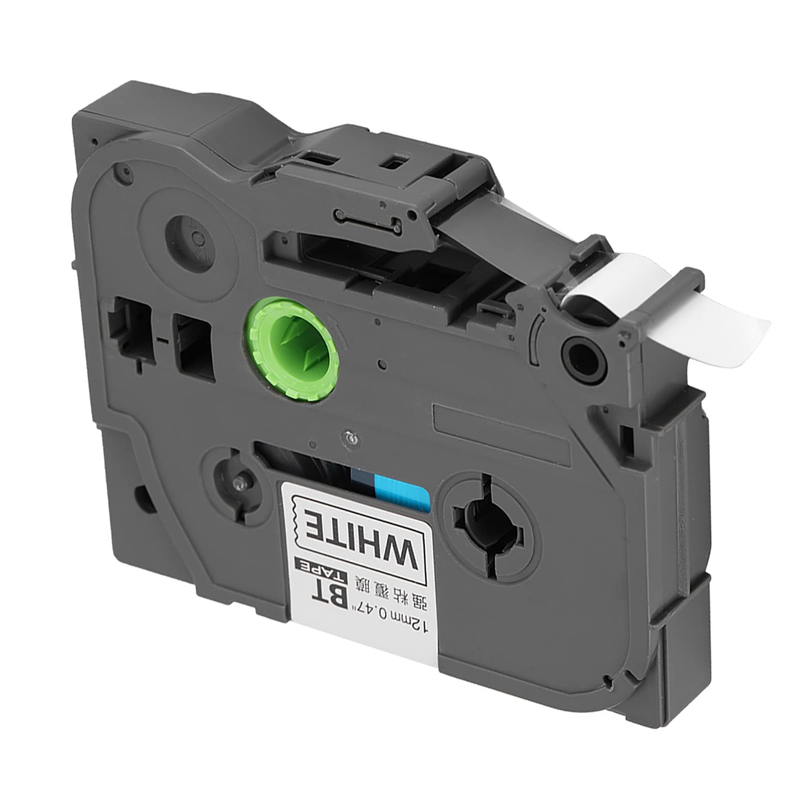 Kuuleyn TZe-231 Nastro Etichette Laminato Nero su Bianco 12mm