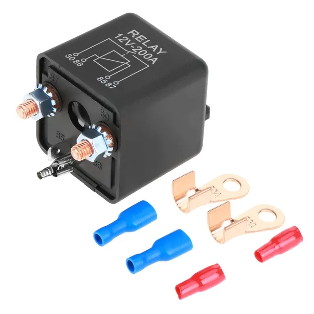Kuuleyn Relè Avviamento 12V 200A 4 Pin Alta Corrente