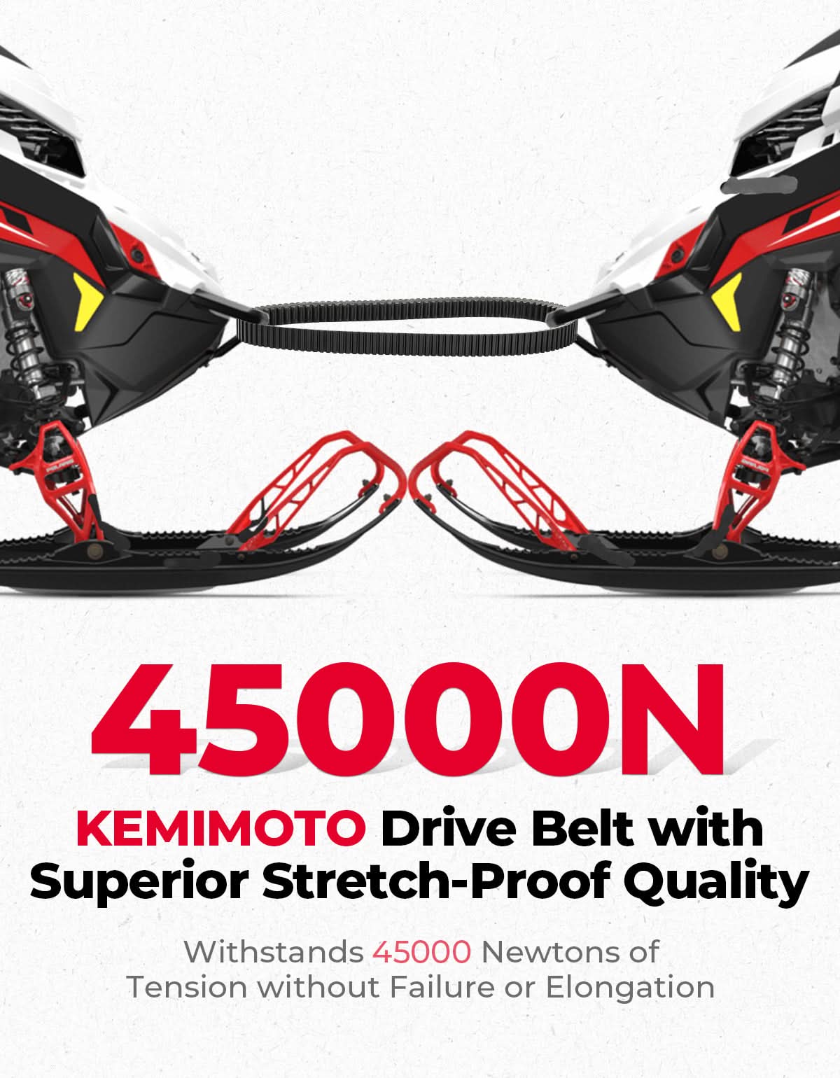 KEMIMOTO 3211216 cinghia CVT motoslitta Polaris 850 aramide