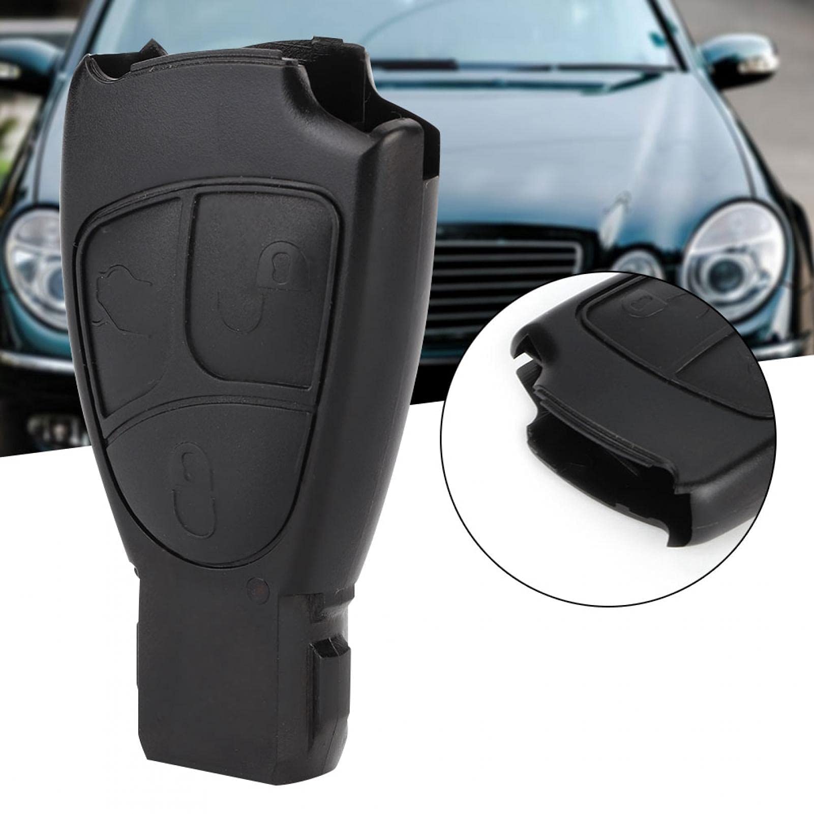 Kuuleyn Custodia Chiave Auto 3 Pulsanti W203 W211 W204