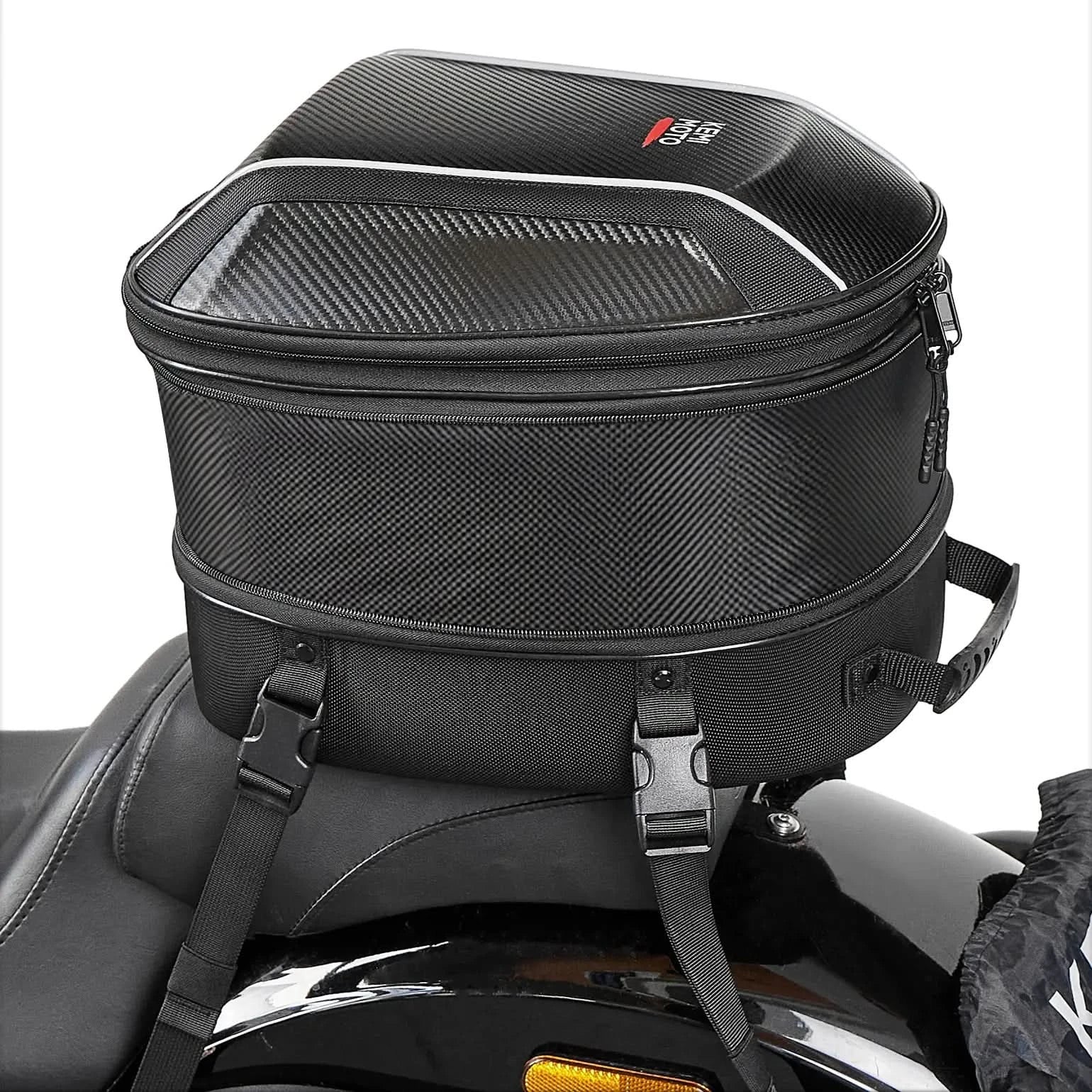 KEMIMOTO borsa codino moto rigida EVA 11-21L con lucchetto
