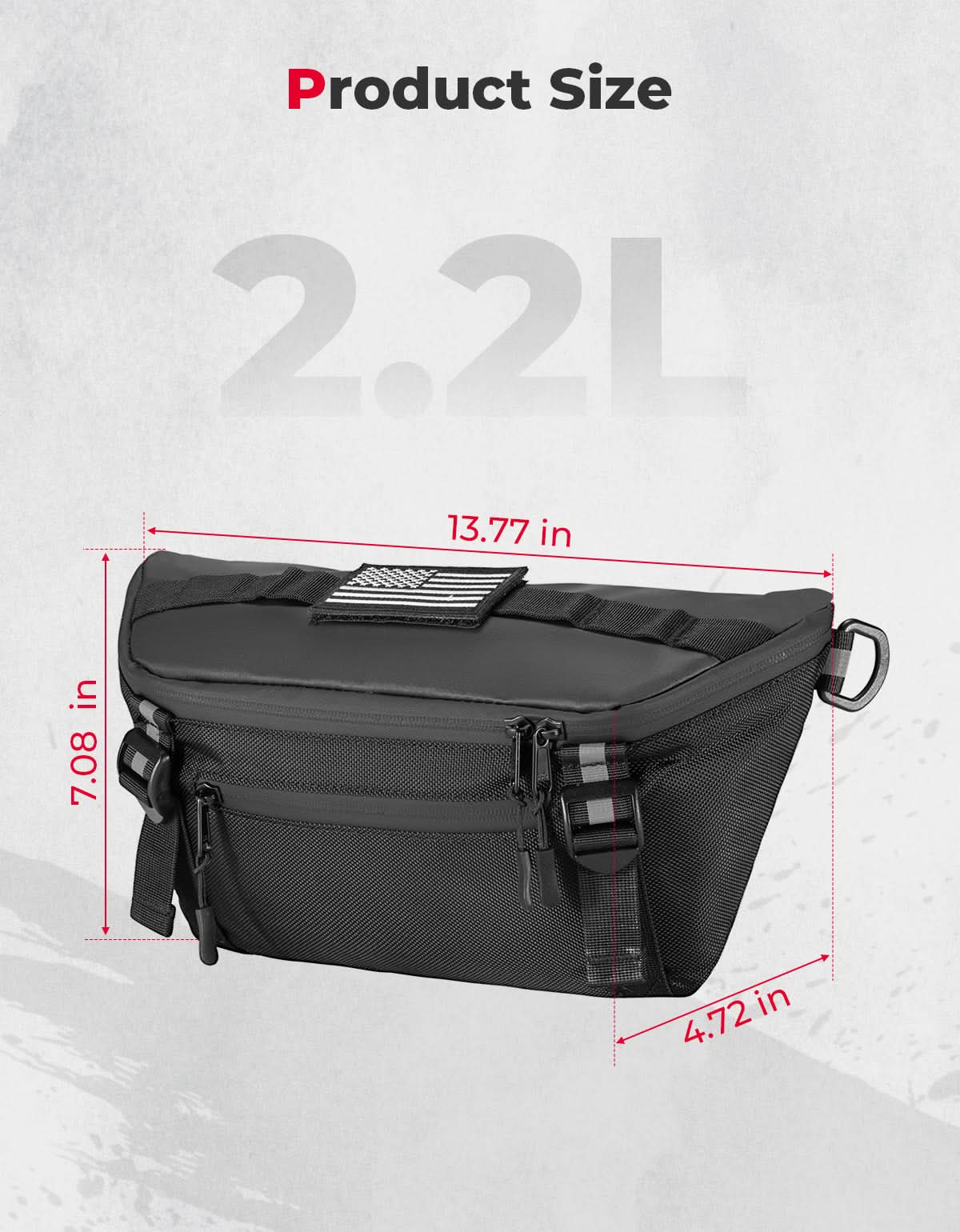 Kemimoto borsa manubrio moto impermeabile universale