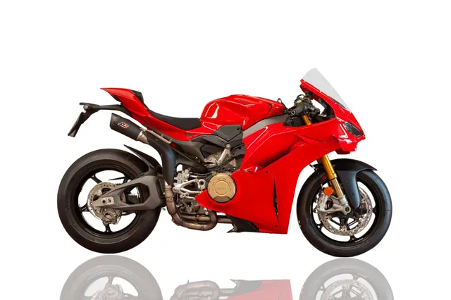 QD Exhaust Gunshot Panigale V4 2025 impianto scarico completo