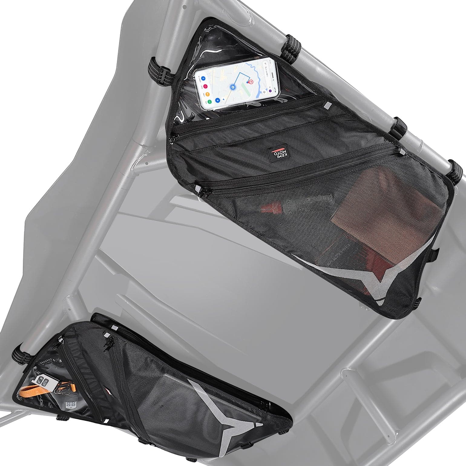 KEMIMOTO Borsa Tetto ZForce 500 800 1000 1680D 2 Pezzi
