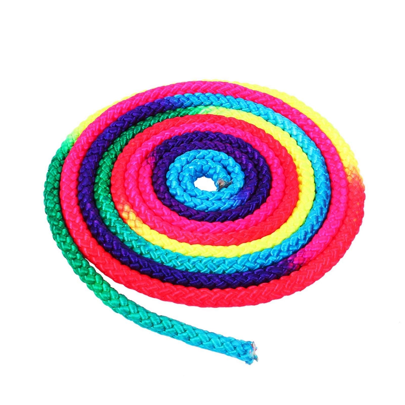 Kuuleyn corda ginnastica ritmica nylon arcobaleno