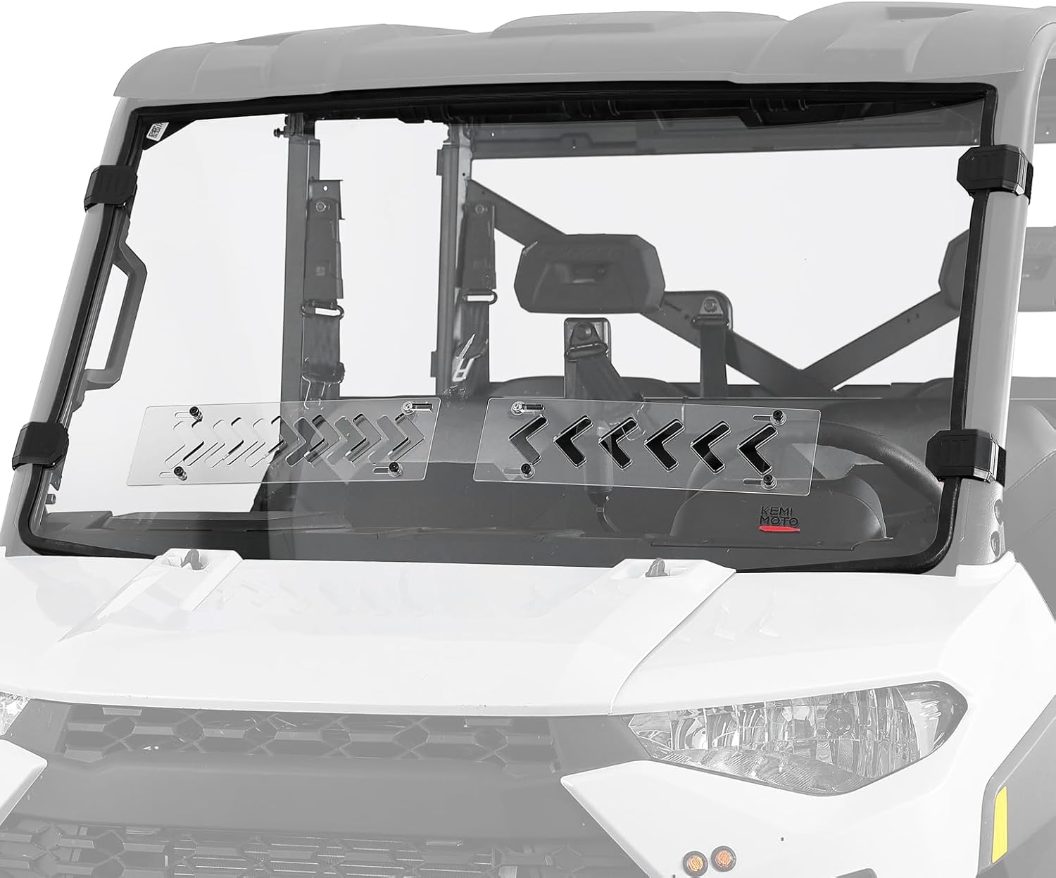 KEMIMOTO Ranger parabrezza ventilato 2-in-1 Polaris XP 900/1000