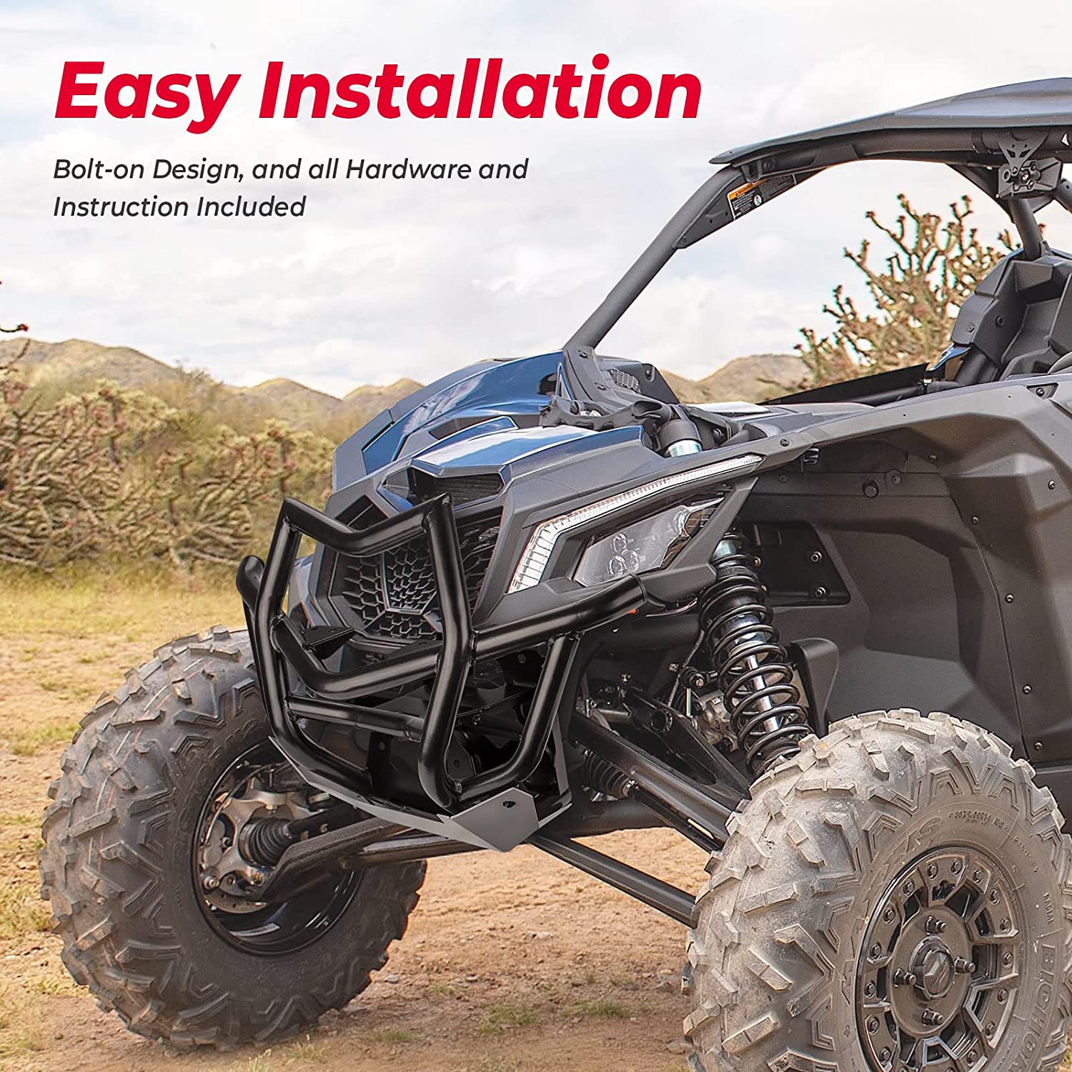 Kemimoto Maverick X3 MAX kit paraurti e portiere acciaio