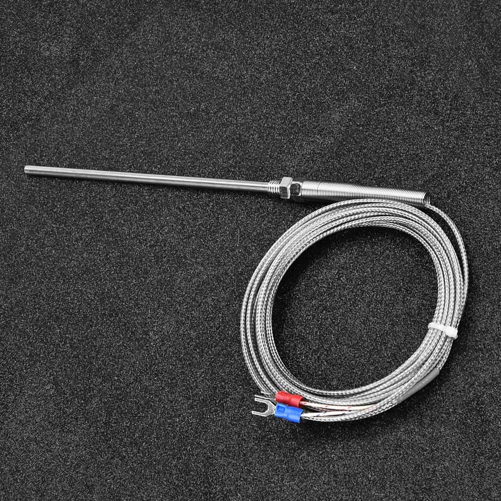 Kuuleyn Tipo K termocoppia M8 150mm 2pz cavo 5m 400°C